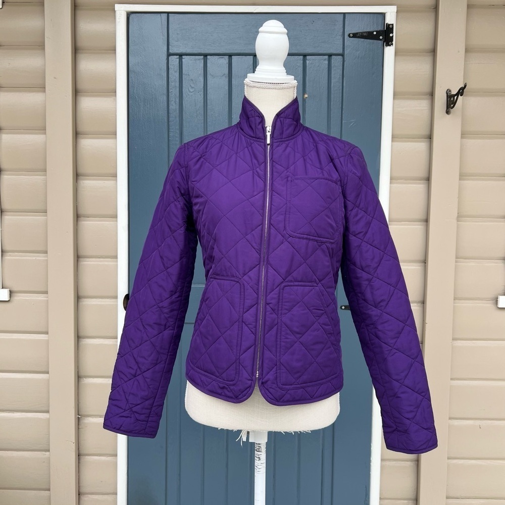 Ralph Lauren Purple Quilted Jacket Women’s Size MP